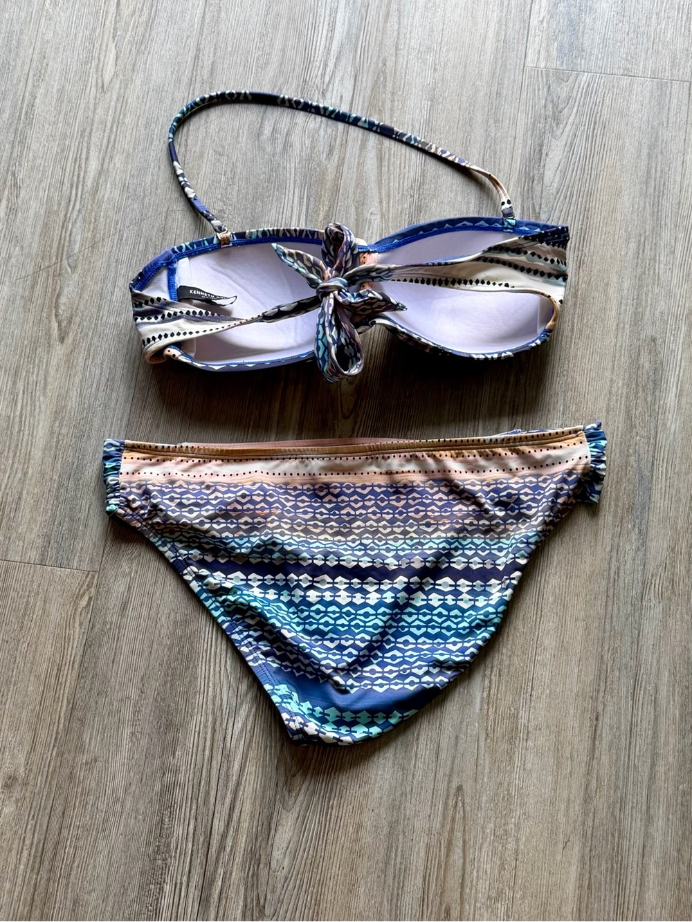 Kenneth Cole Patterned Bikini Set - Picture 2 of 3